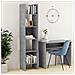 Libreria Grigio Cemento 40x35x180 cm in Legno Multistrato - Foto miniatura 1