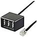 TEL ADAP RJ11 - TAE NFN RJ11 TAE NFN Nero cavo di interfaccia e adattatore - Foto miniatura 3