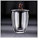 Bicchiere Doppio vetro per Infuso Tè 0.35 l Colore Bianco - Foto miniatura 4