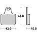 Set 4 Pastiglie Freno Anteriore Racing 805ds-1 - Foto miniatura 1