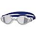 Goggle Color Tiger Lsr+ Mirror Small Bianco / blu Specchiata Nero - Foto miniatura 1