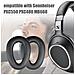 Cuscinetti Auricolari Per Sennheiser Pxc550 Pxc480 Mb660 1 Paio Nero - Foto miniatura 9
