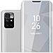 Custodia Compatibile Con Xiaomi Redmi 10 / Redmi Note 11 4g In Agata Argento - Clear View Specchio Coperchio Protettivo Con Funzione Di Supporto Protezione A 360 Gradi - Foto miniatura 1