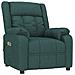 Poltrona Massaggiante Elettrica Verde Scuro in Tessuto - Foto miniatura 2