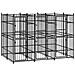 Gabbia Per Cani Da Esterno In Acciaio 5,53 M - Foto miniatura 1