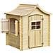 Casetta Legno Per Bambini - Casetta Giocattolo Per Bambini - L112xl146xa152cm / 1,1m2 - Casetta Da Gioco Da Esterno - Casetta Da Giardino Timbela M550-1 - Foto miniatura 2
