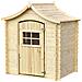Casetta Legno Per Bambini - Casetta Giocattolo Per Bambini - L112xl146xa152cm / 1,1m2 - Casetta Da Gioco Da Esterno - Casetta Da Giardino Timbela M550-1 - Foto miniatura 1