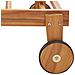 Lettino Prendisole Legno Chiaro Pietralunga - Foto miniatura 5