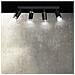 Lampada A Soffitto Hiro - Nero, Cromo - Acciaio Verniciato A Polvere - 60x19x6 Cm - Foto miniatura 7