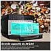 Forno Friggitrice Ad Aria Calda 30lt Digitale 1800w Frigge Cuoce Senza Olio Nero - Foto miniatura 3