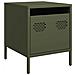 Comodino Verde Oliva 35x39x43,5 Cm In Acciaio - Foto miniatura 1
