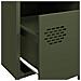 Comodino Verde Oliva 35x39x43,5 Cm In Acciaio - Foto miniatura 6