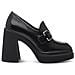 Black Elegant Closed Pumps Scarpe Con Tacco Sintetico E Tessile Scarpe Donna Nero Eu 37, 1-24433-41 001 - Foto miniatura 2