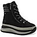 Black Casual Closed Booties Stivaletti Sintetico E Tessile Scarpe Donna Nero Eu 37, 5-26238-43 001 - Foto miniatura 1