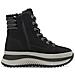 Black Casual Closed Booties Stivaletti Sintetico E Tessile Scarpe Donna Nero Eu 37, 5-26238-43 001 - Foto miniatura 3
