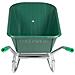 Carriola Verde 90 L 150 Kg In Acciaio Zincato E Plastica - Foto miniatura 3
