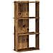 Libreria A 3 Ripiani Legno Vecchio 60x30x120 Cm In Truciolato - Foto miniatura 2