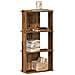 Libreria A 3 Ripiani Legno Vecchio 60x30x120 Cm In Truciolato - Foto miniatura 1