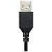 326-14 cuffia e auricolare Cablato A Padiglione Ufficio USB tipo A Nero, Argento - Foto miniatura 3