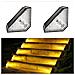 Lampada Solare Da Esterno Per Gradini E Scale (luce Calda)   2 Pack - Foto miniatura 1