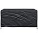 Copertura per mobili da esterno Nero 172 x 113 x 73 cm 420D - Foto miniatura 4
