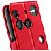 Custodia A Portafoglio Per Nothing Phone 3 Con Cinturino Da Polso E Funzione Di Supporto, Rosso - Foto miniatura 5