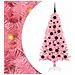 Albero di Natale con 150 LED con supporto Rosa 150 cm PVC - Foto miniatura 1
