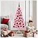 Albero di Natale con 150 LED con supporto Rosa 150 cm PVC - Foto miniatura 2
