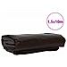 Telo 650g / m² Marrone 1,5 x 10 m Tela con rivestimento in PVC - Foto miniatura 2
