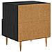 Comodino con cassetto Nero 40 x 35 x 47,5 cm Legno multistrato - Foto miniatura 8