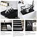 Tappetino Scolapiatti In Silicone: Autodrenante, Resistente Al Calore, Organizer Per Lavello Da Cucina Black - Foto miniatura 4