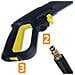 Pistola A Spruzzo Di Ricambio Compatibile Con Idropulitrice Kärcher K2-k7 - Lancia E Ugello Vario | 150 Bar, 10 L /min, 60°c | Accessori Pulizia - Foto miniatura 5
