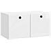 Mobile Porta TV da Muro 59,5 x 31 x 30 cm Bianco Lucido - Foto miniatura 1