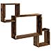 Scaffale da parete A parete Marrone 91,5 x 15 x 76 cm - Foto miniatura 5
