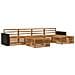 Set di divani da esterno 6 pcs Naturale 79 x 79 x 37 cm - Foto miniatura 1