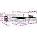 Set di divani da esterno 6 pcs Naturale 79 x 79 x 37 cm - Foto miniatura 8
