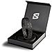 Bracciale Da Uomo Premium ""power"" In Acciaio Chirurgico 316l, Nero, 23 Cm - Foto miniatura 2