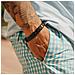 Bracciale Da Uomo Premium ""power"" In Acciaio Chirurgico 316l, Nero, 23 Cm - Foto miniatura 4