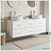 Set di Armadi da Bagno 3 pz Bianco 62,5 x 44,5 x 50 cm - Foto miniatura 5