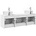 Set di Armadi da Bagno 3 pz Bianco 62,5 x 44,5 x 50 cm - Foto miniatura 7