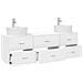 Set di Armadi da Bagno 3 pz Bianco 62,5 x 44,5 x 50 cm - Foto miniatura 10