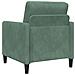 Set di Divani con Storage 2 pz Verde Mare Poliestere - Foto miniatura 3