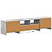 Mobile TV LED a 5 pezzi Grigio Cemento Legno ingegnerizzato - Foto miniatura 8