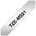 Tapes TZeM921 9mm blck / silver - Foto miniatura 1