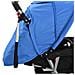 Passeggino Gemellare A Tandem In Acciaio Blu E Nero - Foto miniatura 4
