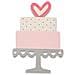 Fustella Fustelle Thinlits Torta Compleanno Matrimonio Big Shot Sizzix 661784 - Foto miniatura 1