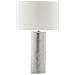 Lampada Da Tavolo Moderna In Color Bianco / argento Aiken - Foto miniatura 2