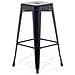 Set Di 2 Sgabelli Da Bar In Metallo Nero 76 Cm Cabrillo - Foto miniatura 18