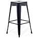 Set Di 2 Sgabelli Da Bar In Metallo Nero 76 Cm Cabrillo - Foto miniatura 10