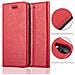 Custodia Compatibile Con Htc Desire 530 / 630 In Rosso Mela - Coperchio Protettiva Con Chiusura Magnetica, Funzione Stand E Tasca Per Le Carte - Foto miniatura 2